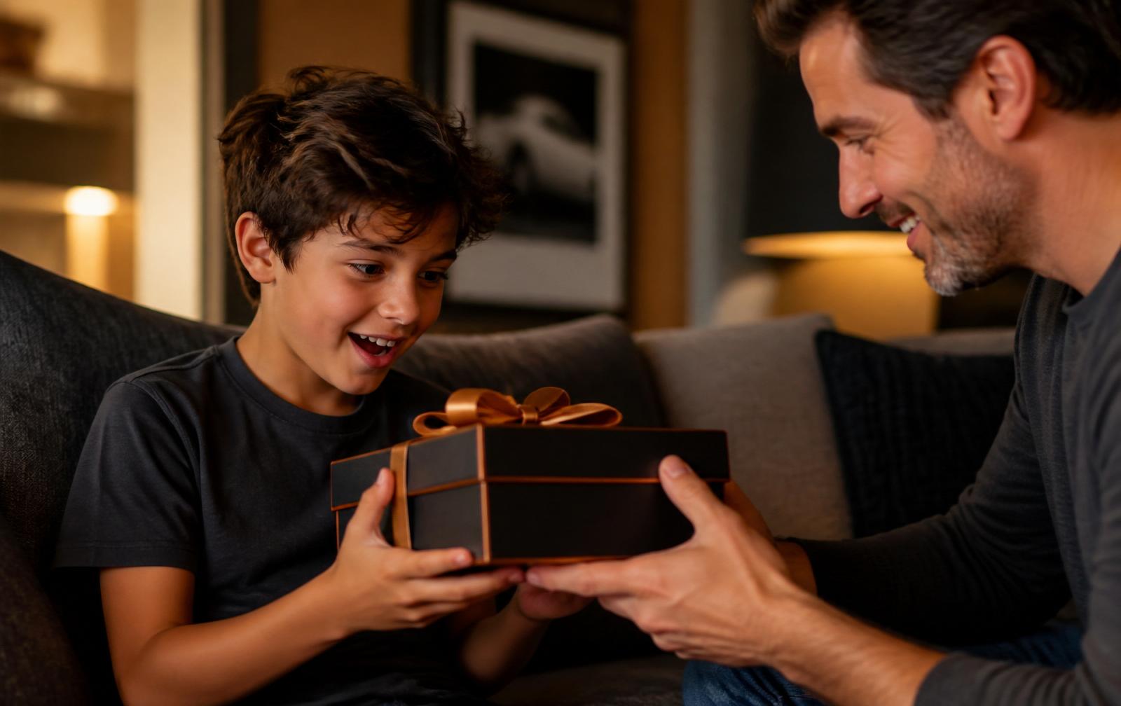 Un père offre la box à son fils passionné
